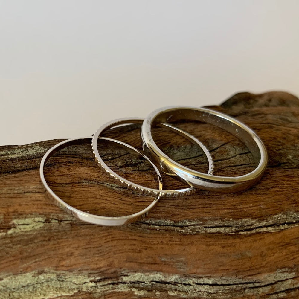 3 Rings set